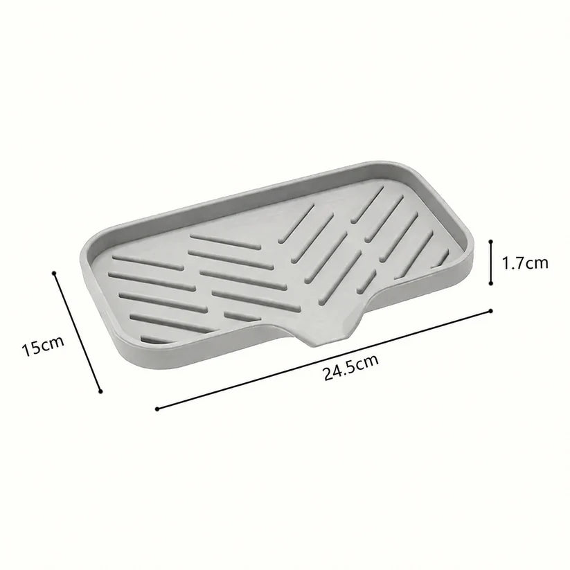 Sink Caddy & Sponge Holder with Drain Tray