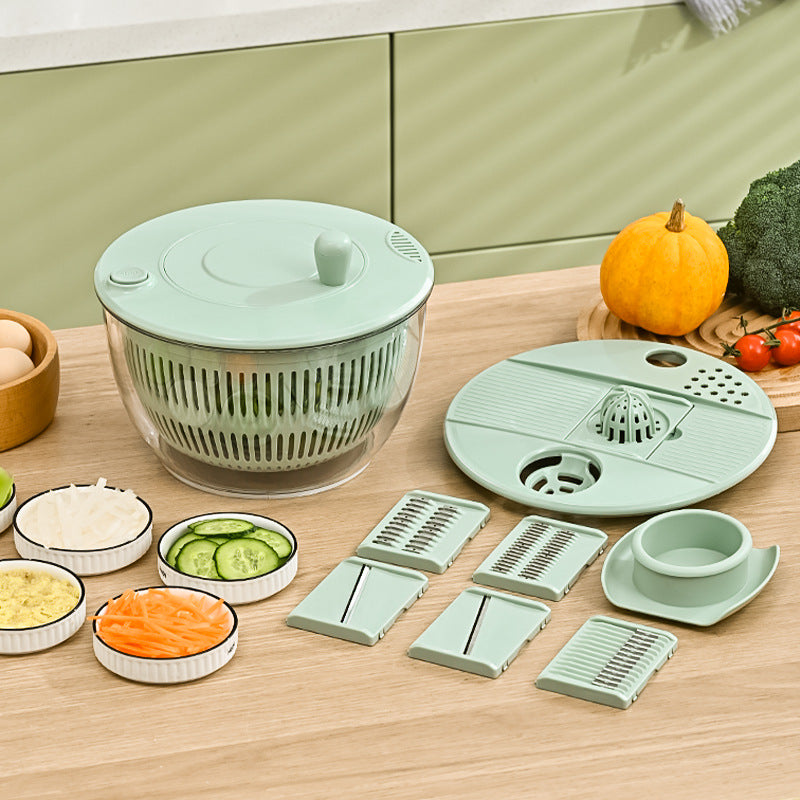 Manual Salad Spinner with Drain Basket
