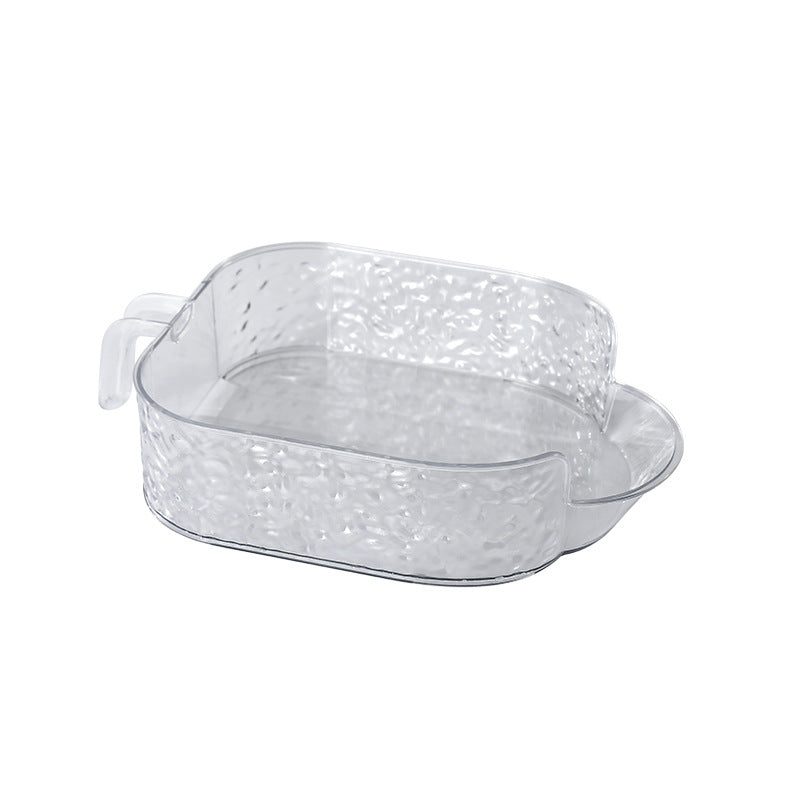 Stackable Clear Produce Washing & Storage Baskets with Handles