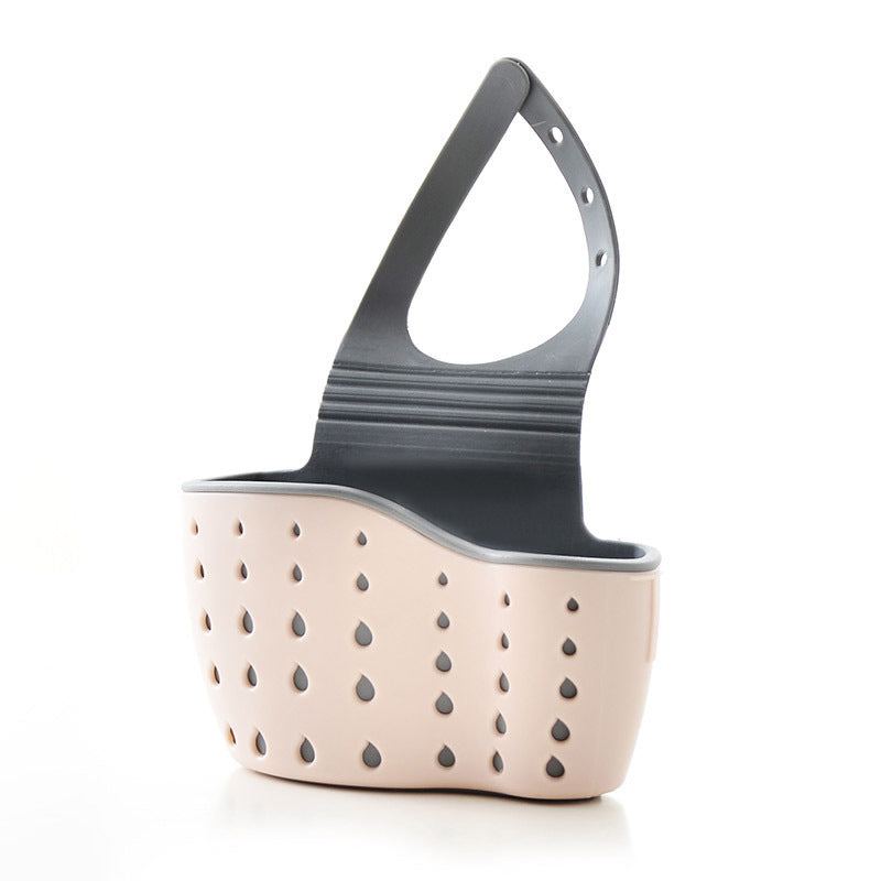 Hanging Sink Caddy Organizer – Drainable Faucet Storage Basket