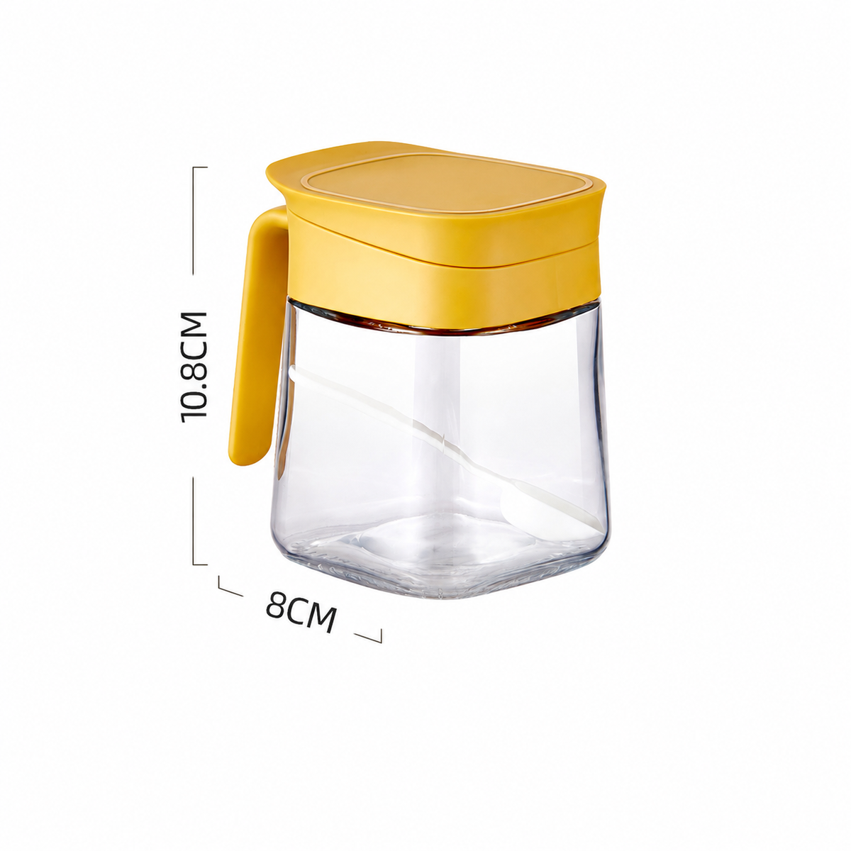 Spice Storage Containers with Lids & Spoons