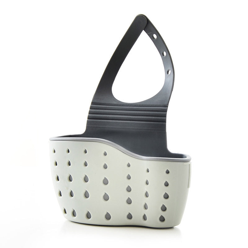 Hanging Sink Caddy Organizer – Drainable Faucet Storage Basket