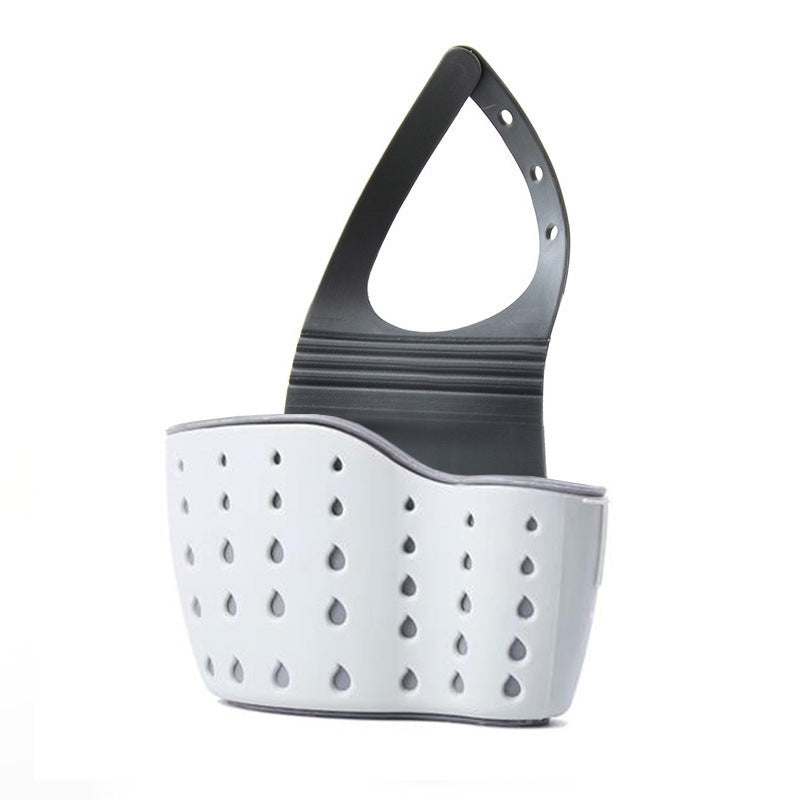 Hanging Sink Caddy Organizer – Drainable Faucet Storage Basket