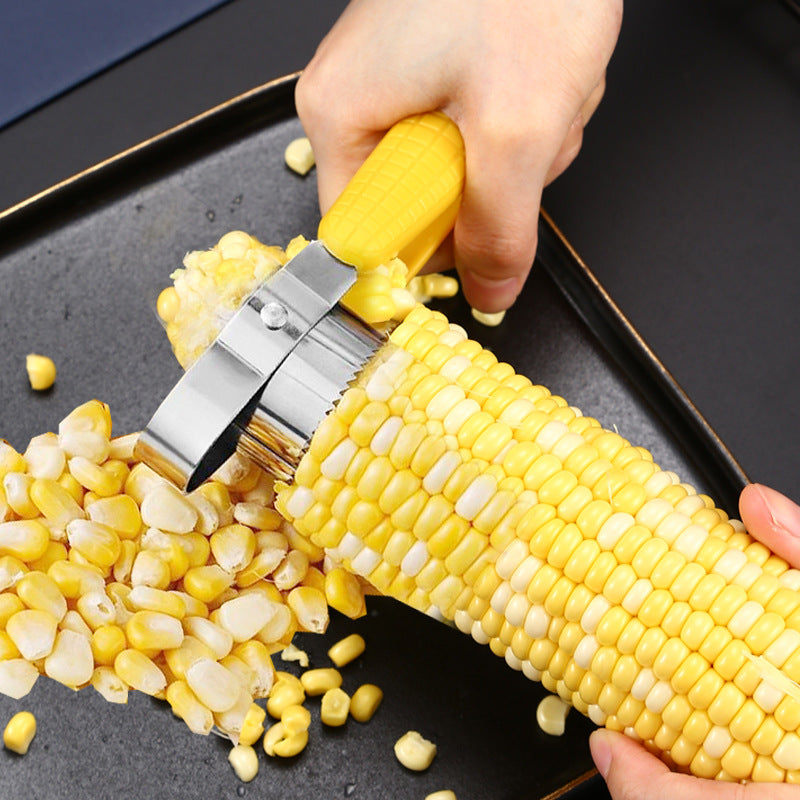 Handheld Corn Cob Kernel Stripper & Remover Tool